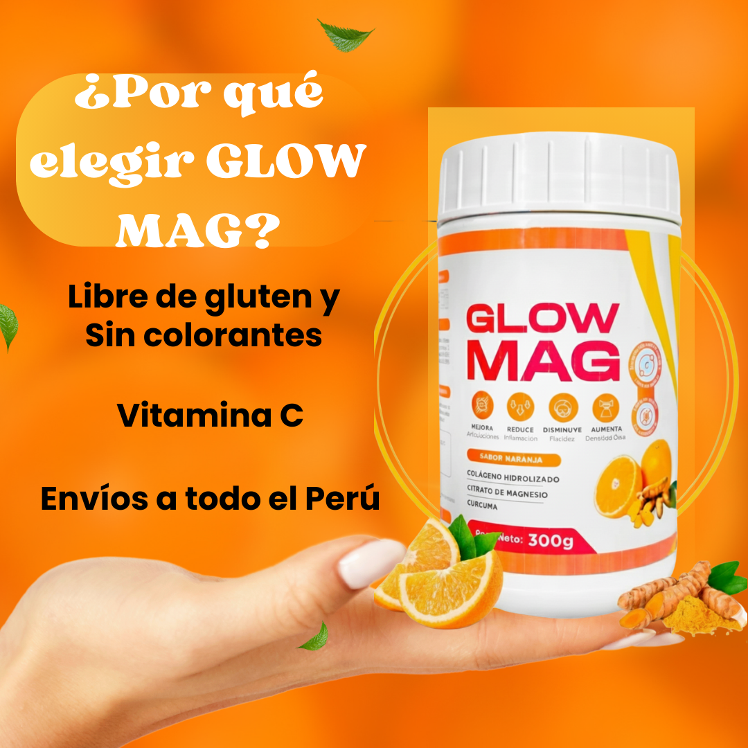 GLOW MAG -  Colágeno TRIPLE ACCIÓN